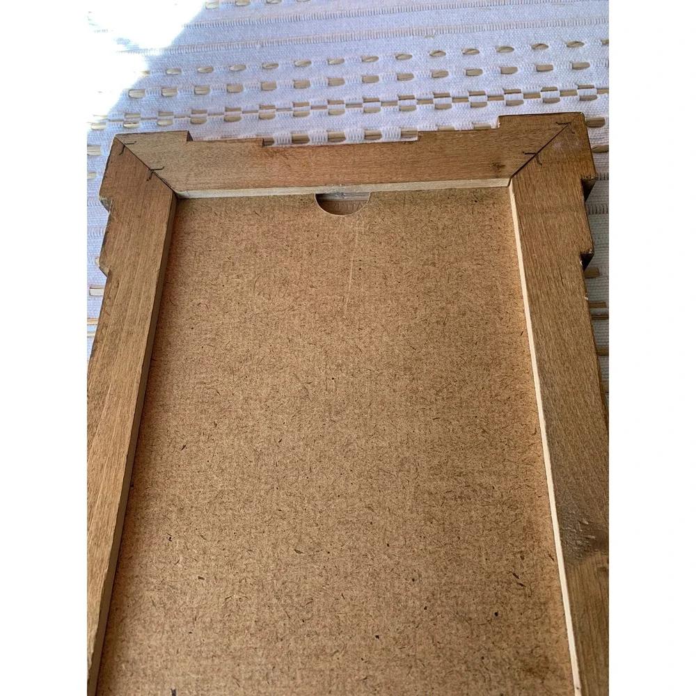 Wooden/tile message‎ board